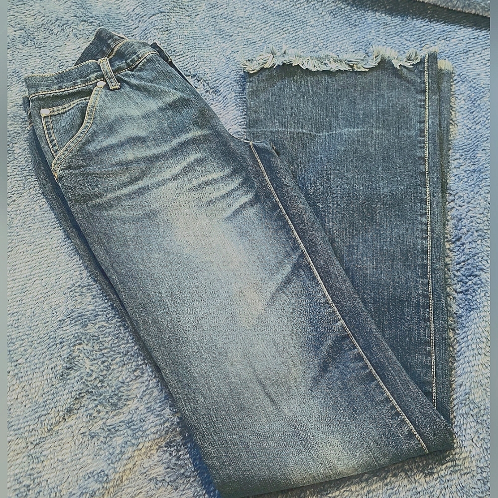 See By Chloe RARE Vintage Flare Jeans Embroidered w/ Dice- NWOT - Picture 4 of 16